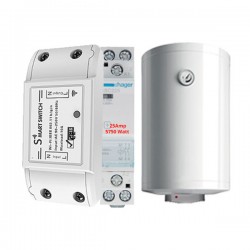 WOOX Smart WiFi Σύστημα Χειρισμού Θερμοσίφωνα 25A έως 5750 watt- R4967-R